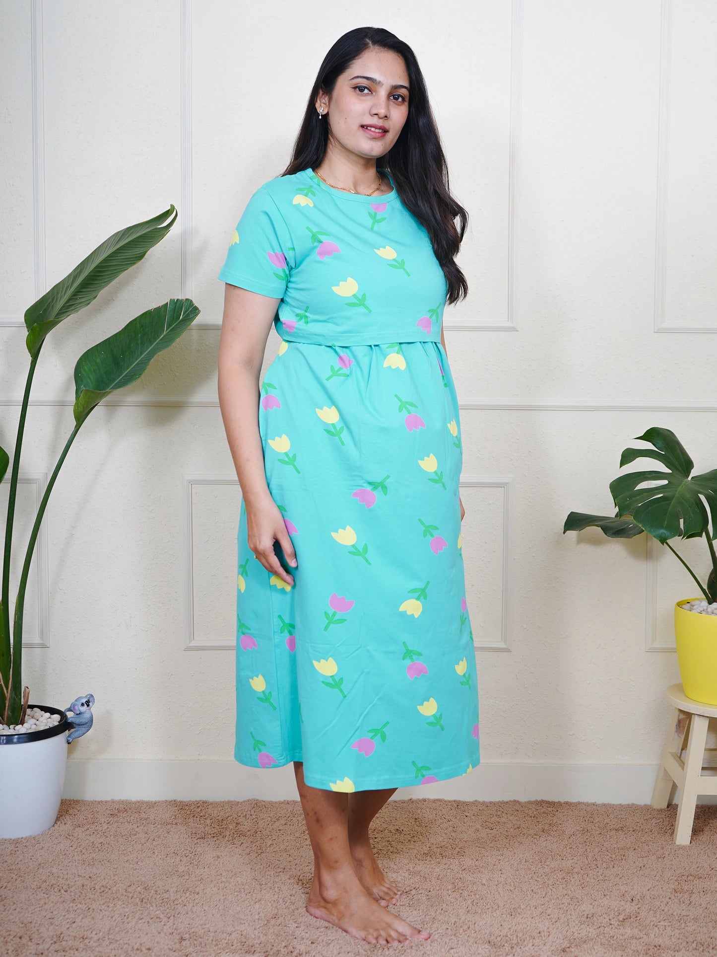 Blue Tulip Calf Length