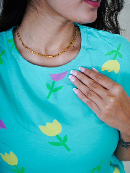 Blue Tulip Full Length