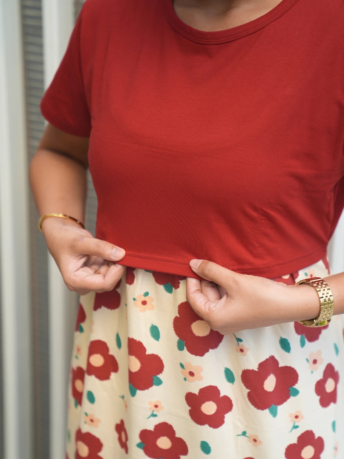 Red Flowers Full Length