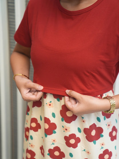 Red Flowers Full Length