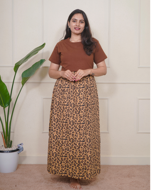Brown leopard Full Length