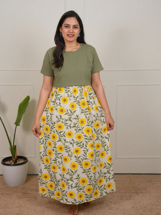 Green Sunflower Full Length