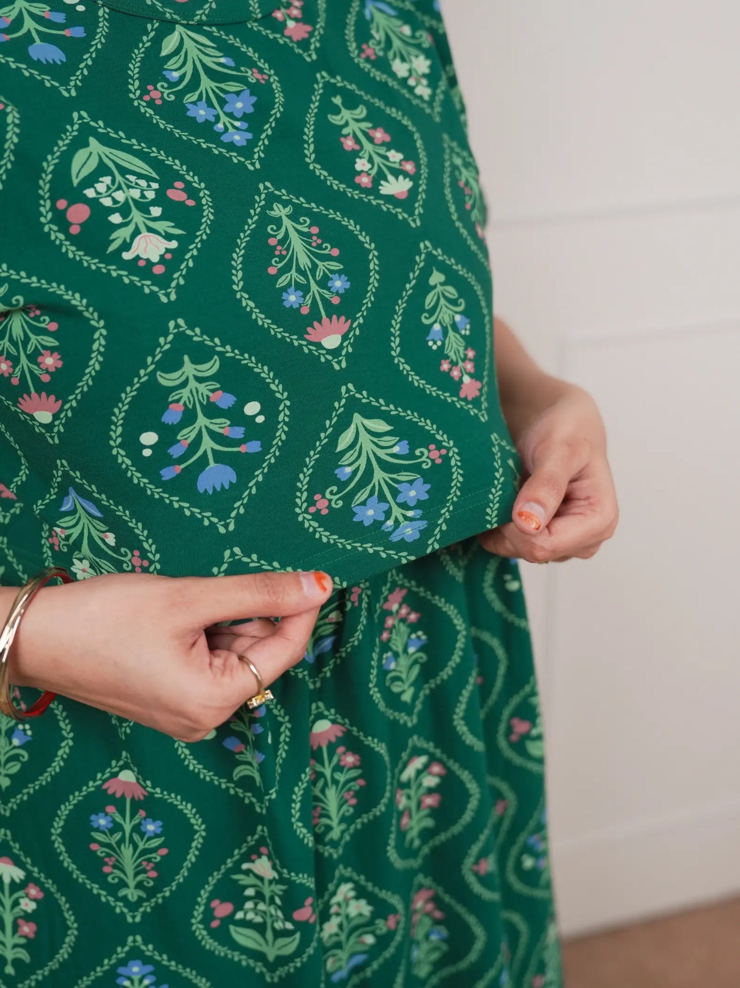 Green Garden Calf Length