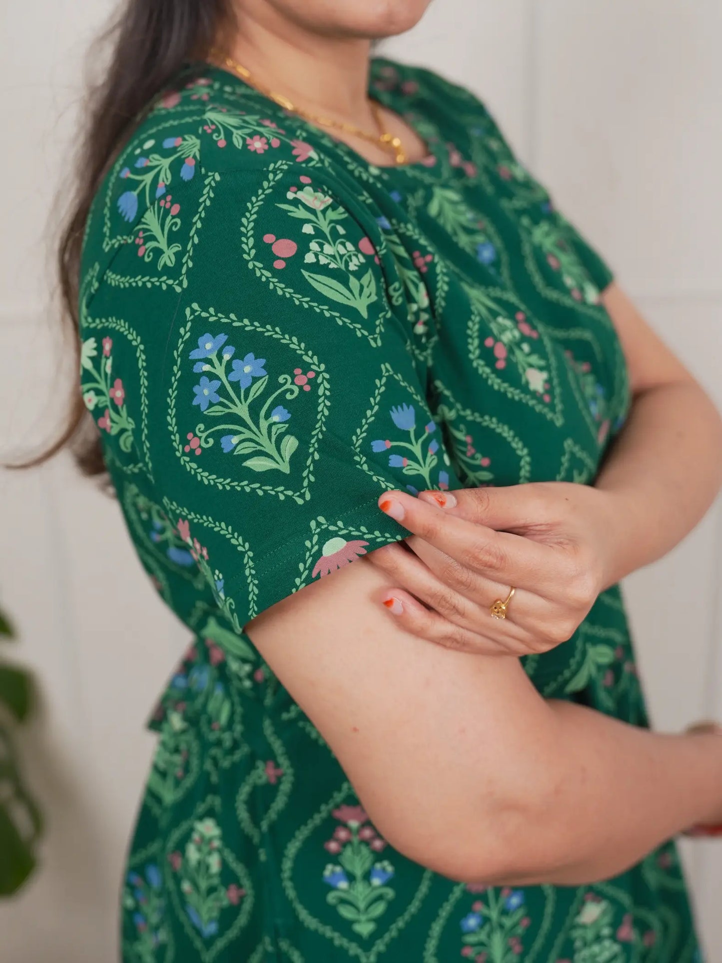Green Garden Calf Length