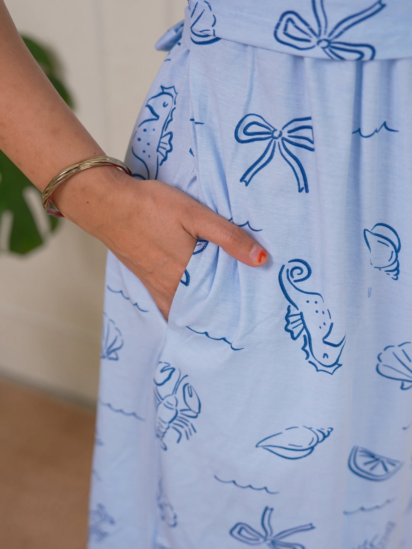 Blue Sea Animal Full Length