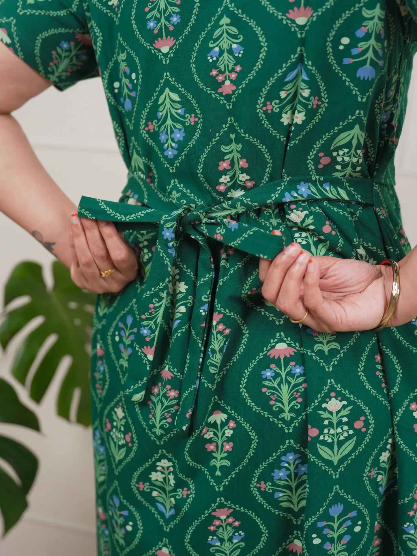 Green Garden Calf Length