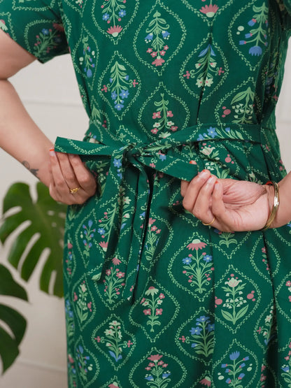 Green Garden Calf Length