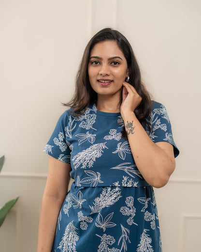 Denim leaves Full Length