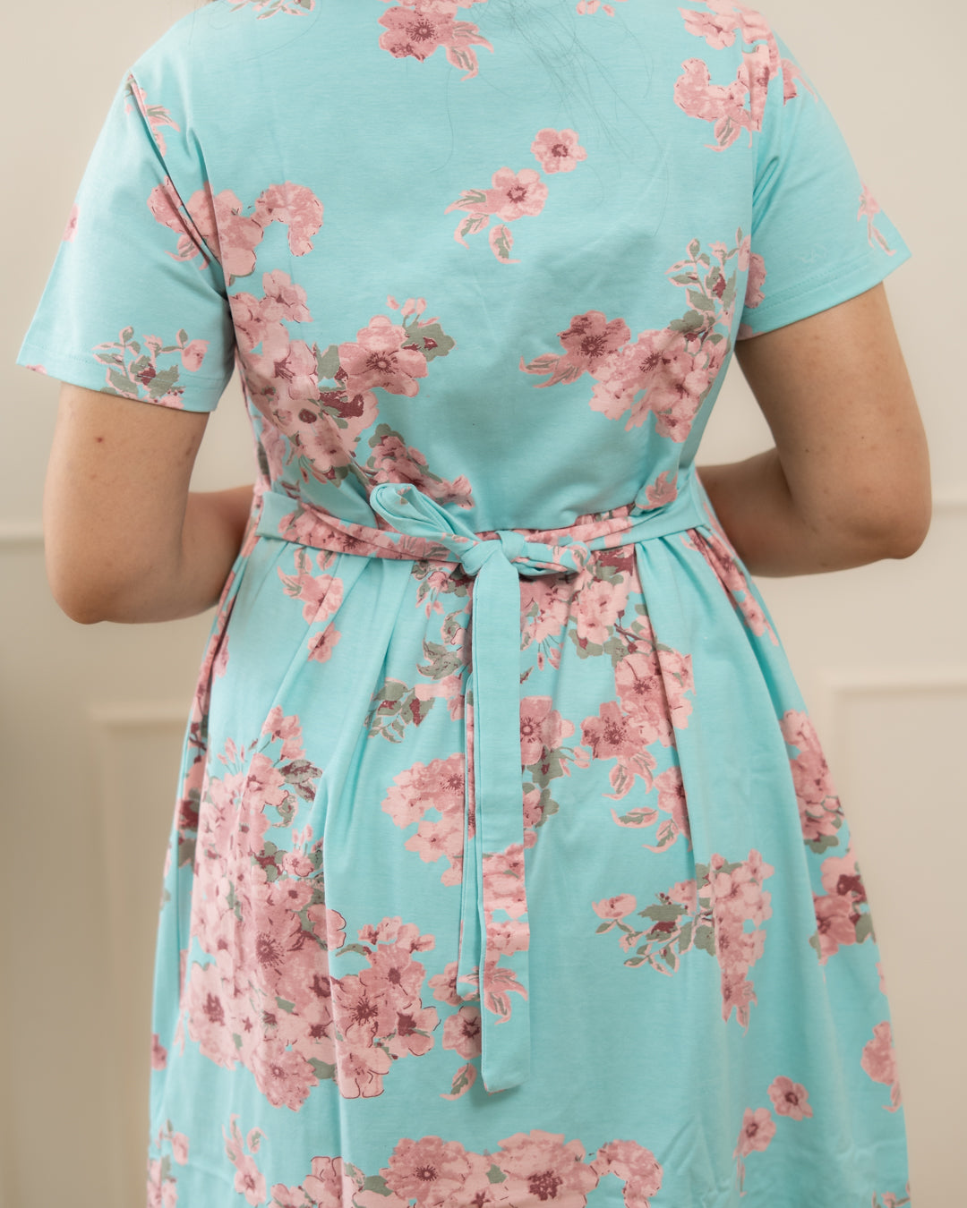 Blue cherry blossom Full Length