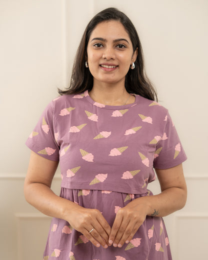 Purple ice-cream Full Length