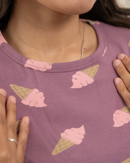 Purple ice-cream Full Length